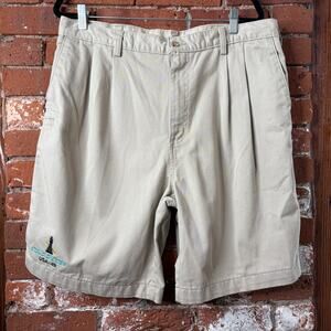 Vintage Carhartt 100% Cotton Khaki Work Shorts Gold Digger US-49 Sz 38